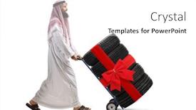  Presentation with tires - Colorful presentation theme enhanced with full-length-profile-shot backdrop and a white colored foreground