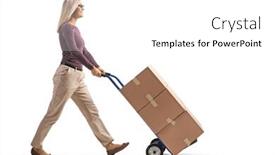  Presentation with shot - PPT layouts having full-length-profile-shot background and a white colored foreground