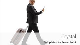  Presentation with shot - PPT theme with full-length-profile-shot background and a white colored foreground