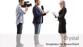  Presentation with shot - PPT theme enhanced with full-length-profile-shot background and a white colored foreground