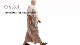  Presentation with shot - Amazing PPT layouts having full-length-profile-shot backdrop and a white colored foreground