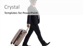  Presentation with pilot - Audience pleasing slide set consisting of full-length-profile-shot backdrop and a white colored foreground