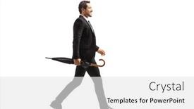  Presentation with shot - PPT layouts featuring full-length-profile-shot background and a  colored foreground