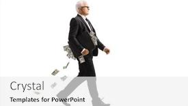  Presentation with shot - Presentation theme with full-length-profile-shot background and a white colored foreground