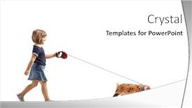  Presentation with lens flare on white - PPT theme with full-length-profile-shot background and a white colored foreground