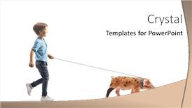  Presentation with shot - PPT theme having full-length-profile-shot background and a white colored foreground