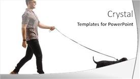  Presentation with cool - Presentation theme with full-length-profile-shot background and a white colored foreground