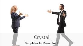  Presentation with shot - PPT theme with full-length-profile-shot background and a white colored foreground