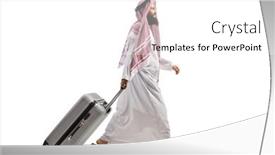  Presentation with shot - PPT layouts consisting of full-length-profile-shot background and a white colored foreground