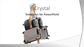  Presentation with shot - Presentation featuring full-length-profile-shot background and a white colored foreground