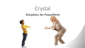  Presentation with shot - PPT theme enhanced with full-length-profile-shot background and a white colored foreground