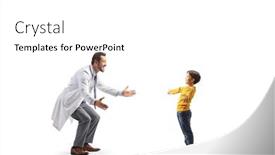  Presentation with shot - PPT theme with full-length-profile-shot background and a white colored foreground