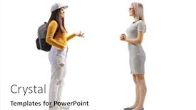  Presentation with shot - PPT theme enhanced with full-length-profile-shot background and a white colored foreground