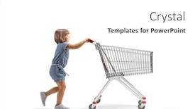  Presentation with shot - Slide set consisting of full-length-profile-shot background and a white colored foreground