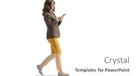  Presentation with formal - Presentation design featuring full-length-profile-shot background and a white colored foreground