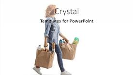  Presentation with full length portrait two men women brown sweater - PPT layouts consisting of full-length-profile-shot background and a white colored foreground