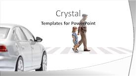  Presentation with grandfather - Theme having full-length-profile-shot background and a white colored foreground