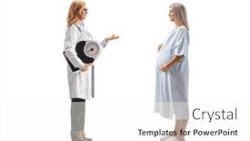  Presentation with weight - Presentation theme featuring full-length-profile-shot background and a cream colored foreground