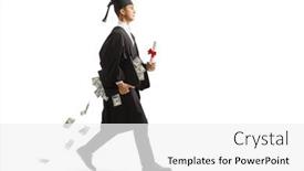  Presentation with loan - Presentation with full-length-profile-shot background and a white colored foreground