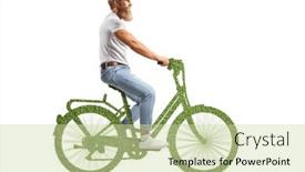  Presentation with shot - PPT theme having full-length-profile-shot and a  colored foreground