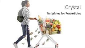  Presentation with shot - Presentation theme enhanced with full-length-profile-shot and a white colored foreground