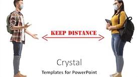  Presentation with medical students - Presentation design with full-length-shot-of-students background and a white colored foreground