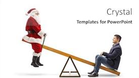  Presentation with seesaw - Beautiful slides featuring full-length-shot backdrop and a white colored foreground