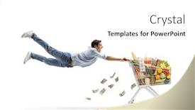  Presentation with shot - PPT theme featuring full-length-shot and a white colored foreground