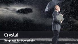  Presentation with under umbrella - Cool new presentation with full length side view backdrop and a dark gray colored foreground