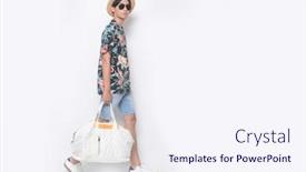  Presentation with blue floral - Amazing slides having full-length-summer-man-wearing backdrop and a sky blue colored foreground