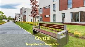  Presentation with park - Theme having full-length-view-of-park background and a tawny brown colored foreground