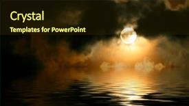  Presentation with moon phases - Presentation theme consisting of baby alapaca guinea pig 1 day old isolated on white background and a lemonade colored foreground.