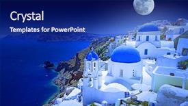  Presentation with moon - Cool new theme with native american - two female friends enjoying meal backdrop and a gray colored foreground