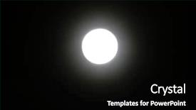  Presentation with moon - Presentation theme with full moon background and a black colored foreground