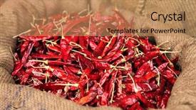  Presentation with kerala - Theme featuring full of dried hot red background and a coral colored foreground