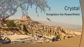  Presentation with believed - PPT layouts with full of hanging nazar amulet background and a light blue colored foreground