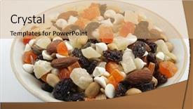  Presentation with trail - Cool new slide set with full of tropical trail mix backdrop and a coral colored foreground