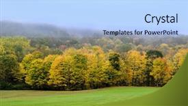  Presentation with color full - Colorful presentation theme enhanced with full peak in new england backdrop and a  colored foreground