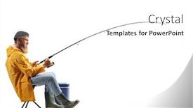  Presentation with healthy workplace full length side view - Slides enhanced with full-profile-length-shot background and a white colored foreground