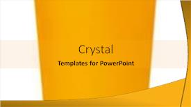  Presentation with ale - Slide set with full-shaker-pint-glass background and a gold colored foreground