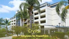  Presentation with college campus - Slide set featuring fullerton-california-23-may-2020 background and a tawny brown colored foreground