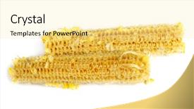  Presentation with corn cob - Cool new theme with eaten corn on the cob backdrop and a blonde colored foreground