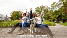  Presentation with friendship - Amazing presentation theme having fun college - summer holidays friendship leisure backdrop and a coral colored foreground