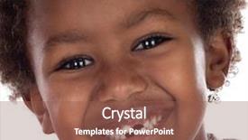  Presentation with parent child teen - Amazing PPT theme having fun dental - african child showing his new backdrop and a violet colored foreground