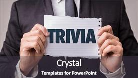  Presentation with trivia - Presentation design featuring fun facts - trivia background and a dark gray colored foreground