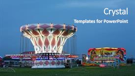 Presentation with fair - Slides enhanced with fun fair background and a teal colored foreground