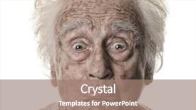  Presentation with acting - PPT layouts consisting of fun image of a goofy background and a coral colored foreground