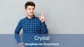  Presentation with cheerful - PPT theme consisting of fun powerpoints - picture of cheerful happy young background and a  colored foreground