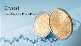  Presentation with financial management - Slides consisting of fund management - business diagram on financial report background and a light blue colored foreground