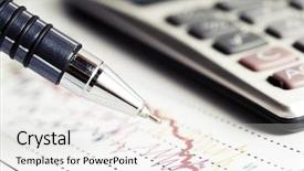  Presentation with financial management - Amazing presentation theme having fund management - financial accounting stock market graphs backdrop and a  colored foreground